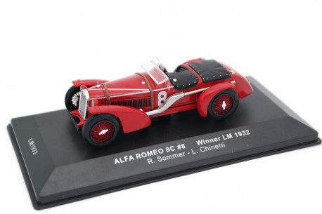 IXO Alfa Romeo 8C-2300 MM #8 "R.Sommer" Winner Le Mans 1932 - R.Sommer/L.Chinetti