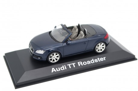 Schuco Audi TT Roadster 8J 2006 - Deep Sea Blue Metallic