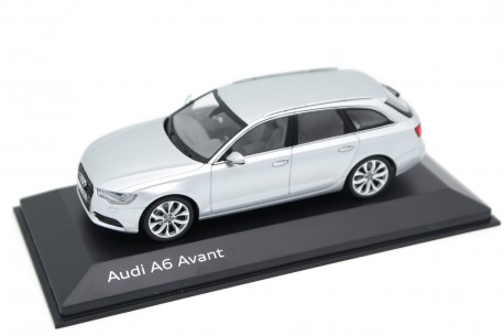 Schuco Audi A6 Avant C7 2011 - Ice Silver Metallic