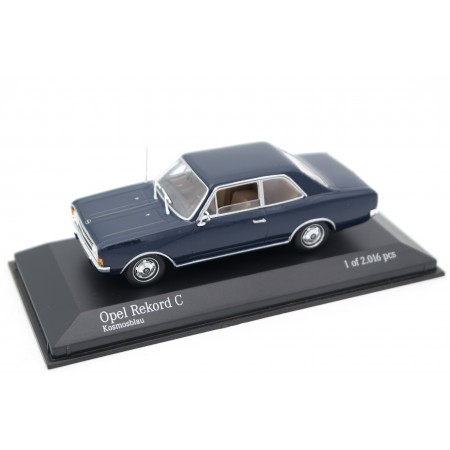 Minichamps Opel Rekord C 2-door 1900 S 1966 - Cosmos Blue