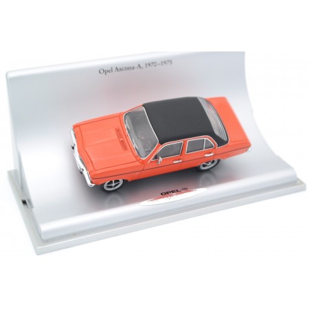 Schuco Opel Ascona A 1.6 SR 1970 - Fire Glow with Black Roof