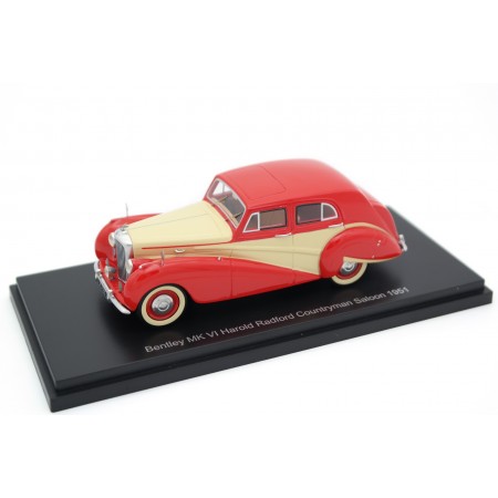 BoS-Models Bentley Mark VI Harold Radford Countryman Saloon RHD 1951 - Red/Cream Beige