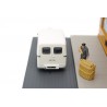 Altaya Peugeot 203 Van with Diorama Boulangerie Pâtisserie 1953 - White