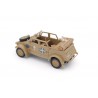 Cararama Volkswagen Typ 82 Kübelwagen Africa Corps Open Top 1941 - Flat Sand Yellow
