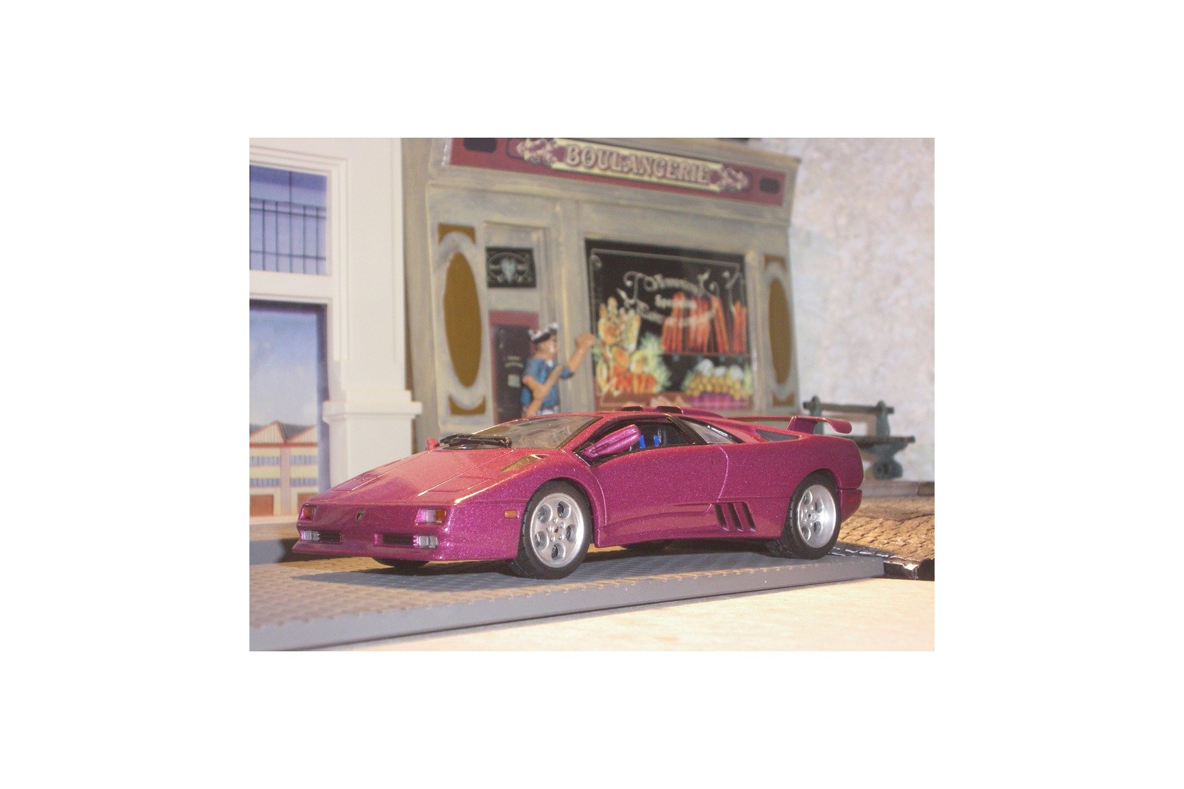 【希少】ディアブロ SE30 JOTA 1/43 MRコレクション パープル Lamborghini Diablo SE Jota - Diecast Ukraine