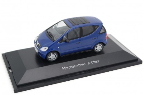 Herpa Mercedes-Benz A-Class A140 Classic W168 1997 - Deep Sea Blue Metallic