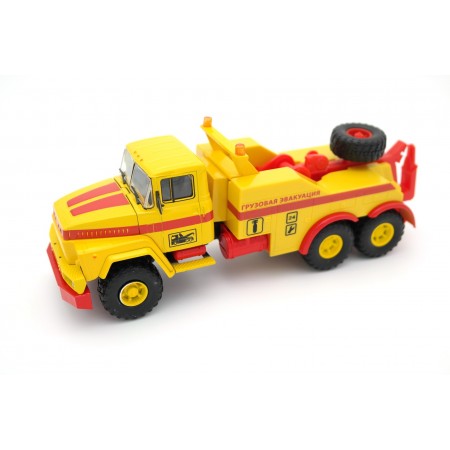Nash avtoprom KrAZ-260 BRO-200 Cargo evacuation 1981 - Yellow/Red