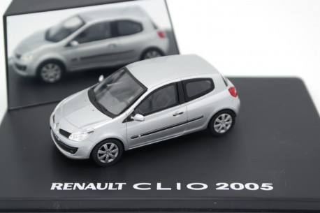 Eligor Renault Clio III Phase 1 X85 2005 - Titanium Gray Metallic