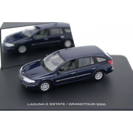 Universal Hobbies Renault Laguna Estate II Phase 1 K74 2001 - Navy Blue