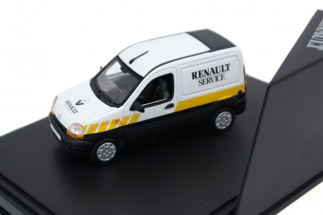 Norev Renault Kangoo Express I Phase 1 "Renault Service" KC 1998 - White/Black/Yellow