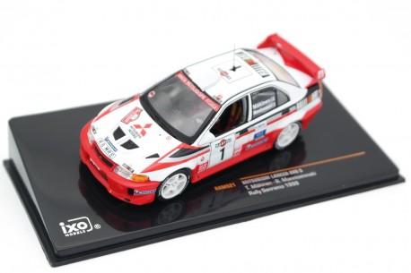 IXO Mitsubishi Lancer Evo V #1 "Team Mitsubishi Ralliart" Winner Rally Sanremo 1998 - T.Mäkinen/R.Mannisenmäki