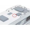 IXO Mercedes-Benz Hymermobil S 650 1985 - Classic White with Grey Decor