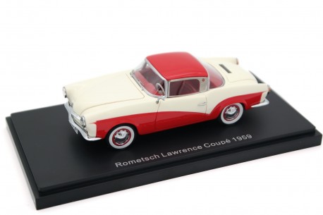 BoS-Models Volkswagen Rometsch Lawrence Coupé 1959 - Kalahari Beige/Sealing Wax Red