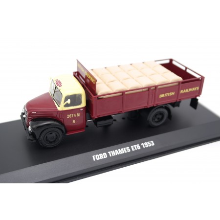 IXO Ford Thames ET6 "British Railways" 1953 - Chestnut Brown/Golden Glow Yellow
