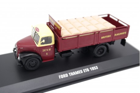 IXO Ford Thames ET6 "British Railways" 1953 - Chestnut Brown/Golden Glow Yellow