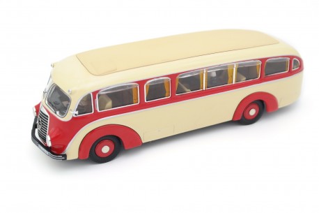 Premium ClassiXXs Mercedes-Benz LO 3100 Stromlinien-Omnibus L59 1935 - Ivory Beige/Saturated Red