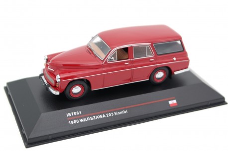 IST Models FSO Warszawa 203 Kombi 1960 - Maroon Red