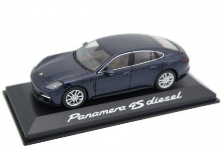 Herpa Porsche Panamera 4S Diesel 4.0 V8 971 G2 2016 - Night Blue Metallic
