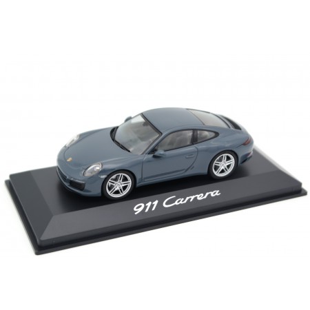 Herpa Porsche 911 Carrera Coupé 3.0 911.2 2015 - Graphite Blue Metallic
