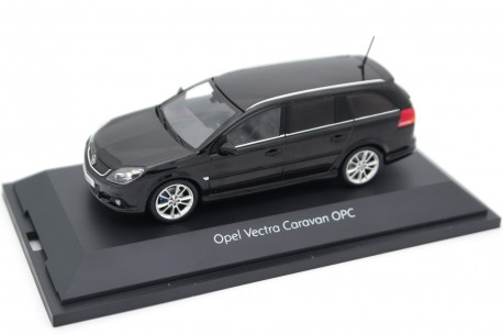 Schuco Opel Vectra C Caravan OPC 2.8 V6 Turbo 2006 - Sapphire Black Metallic