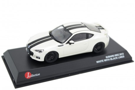 J-Collection Subaru BRZ ZC6 2013 - Crystal White Pearl with Black Stripes