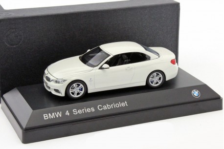 iScale BMW 4 Series Cabriolet F33 alpine white 2014