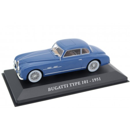 Altaya Bugatti Type 101 Coupé by Gangloff Chassis #57454 1951 - Winsor Blue