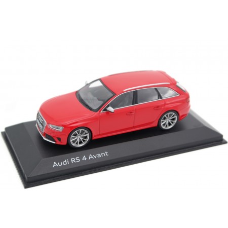 Minichamps Audi RS4 Avant B8 Facelift 2012 - Misano Red