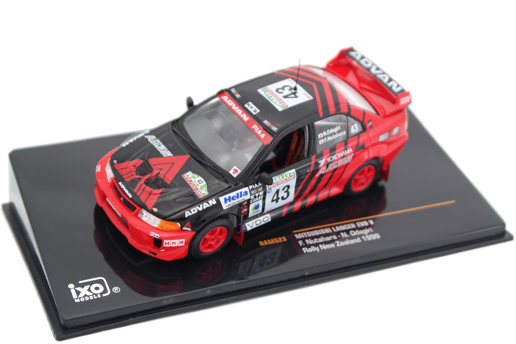 ミニカー MITSUBISHI LANCER EVO 6 WRC 99 1:43 Mitsubishi Lancer Evo V WRC Rally New Zealand - Diecast Ukraine