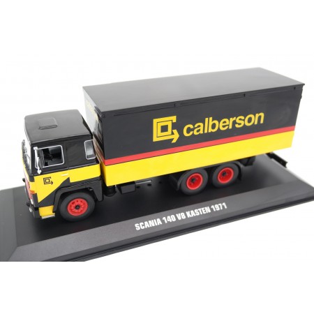 IXO Scania LBT140 V8 "Calberson" 1971 - Black/Yellow/Red