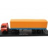 Premium ClassiXXs MAZ-5432 with semi-trailer MAZ-93971 1979 - Red/White/Blue/Orange