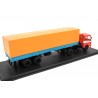 Premium ClassiXXs MAZ-5432 with semi-trailer MAZ-93971 1979 - Red/White/Blue/Orange