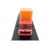 Premium ClassiXXs MAZ-5432 with semi-trailer MAZ-93971 1979 - Red/White/Blue/Orange