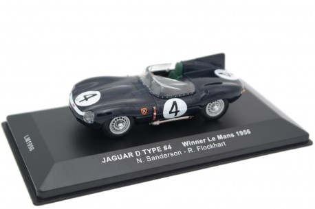 IXO Jaguar D-Type #4 "Ecurie Ecosse" Winner Le Mans 1956 - N.Sanderson/R.Flockhart