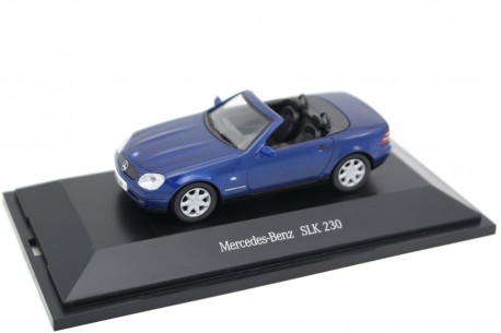 Herpa Mercedes-Benz SLK-Class 230 Kompressor R170 1996 - Linarite Blue Metallic