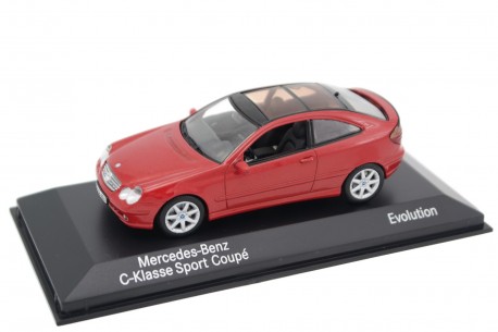Minichamps Mercedes-Benz C-Class Sport Coupé CL203 2004 - Aventurine Orange Metallic