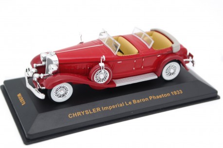 IXO Chrysler Custom Imperial Dual Cowl Phaeton CL by LeBaron 1933 - Scarlet Red