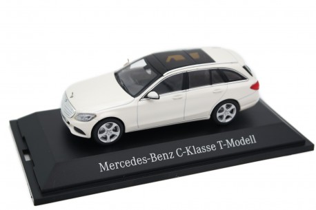 Norev Mercedes-Benz C-Class T-Modell Exclusive S205 2015 - Designo Diamond White Metallic Bright