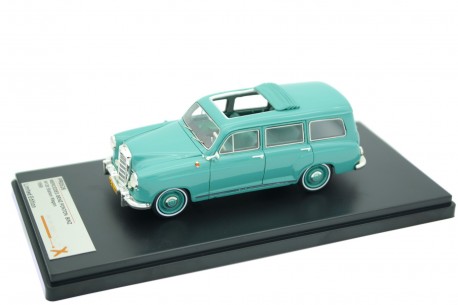 Premium X Mercedes-Benz Ponton 180D Station Wagon by Binz W120 1954 - Light Green