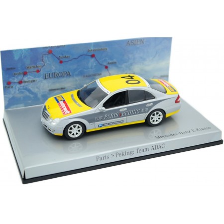 Minichamps Mercedes-Benz E-Class E320 CDI W211 MOPF Rally Paris-Beijing #04 "Team ADAC" 2006 - Brilliant Silver Metallic