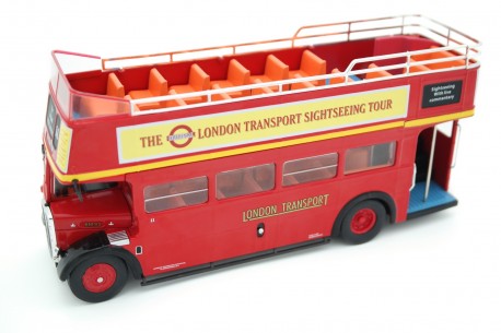 IXO AEC Regent III RT Open Top London Transport 1950 - London Red