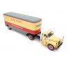 IXO Mack B 61 with 1-axle Trailer #760 Union Pacific 1955 - Yellow/Red/Grey