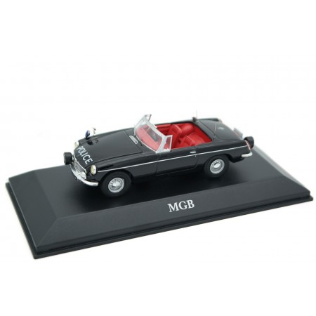 Atlas Corgi MG MGB Police Lancashire Constabulary 1964 - Black