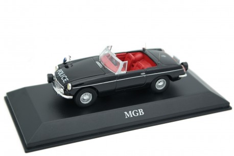 Atlas Corgi MG MGB Police Lancashire Constabulary 1964 - Black