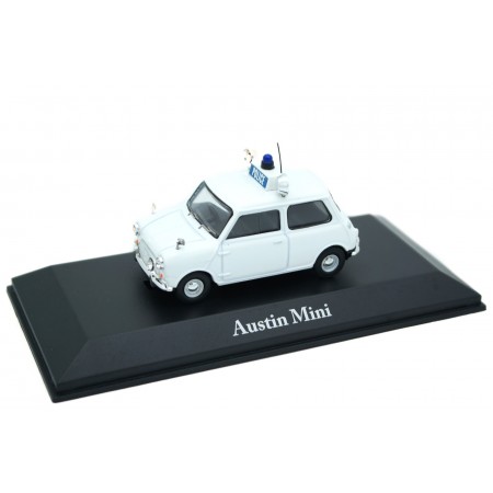 Atlas Corgi Austin Mini Cooper S MK I Police Royal Ulster Constabulary 1967 - Snowberry White