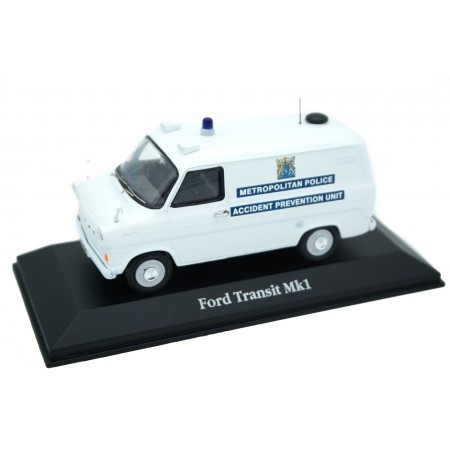 Atlas Corgi Ford Transit MK I Metropolitan Police APU 1961 - Dover White