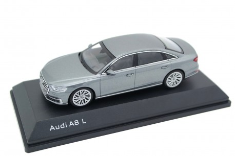iScale Audi A8 L quattro D5 2017 - Monsun Grey Metallic