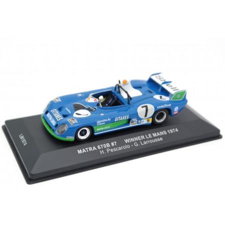 IXO Matra Simca MS670B #7 "Équipe Gitanes" Winner 24 Hours of Le Mans 1974 - H.Pescarolo/G.Larrousse
