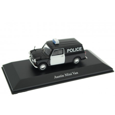 Atlas Corgi Austin Mini Van West Yorkshire Police 1961 - Rave Black