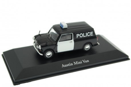 Atlas Corgi Austin Mini Van West Yorkshire Police 1961 - Rave Black